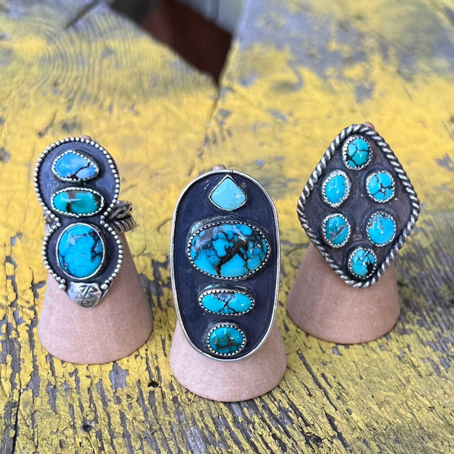 Rhea Turquoise Statement Ring