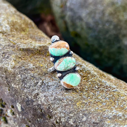 “Shores” Variscite + Sterling Silver Ring