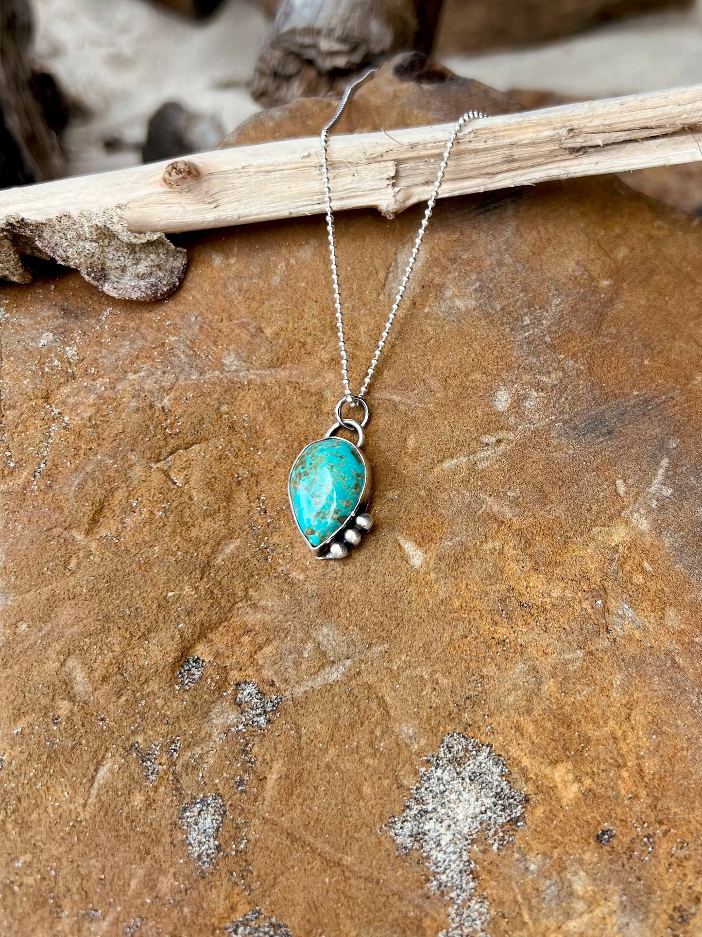 El Verano Turquoise Charm Necklace