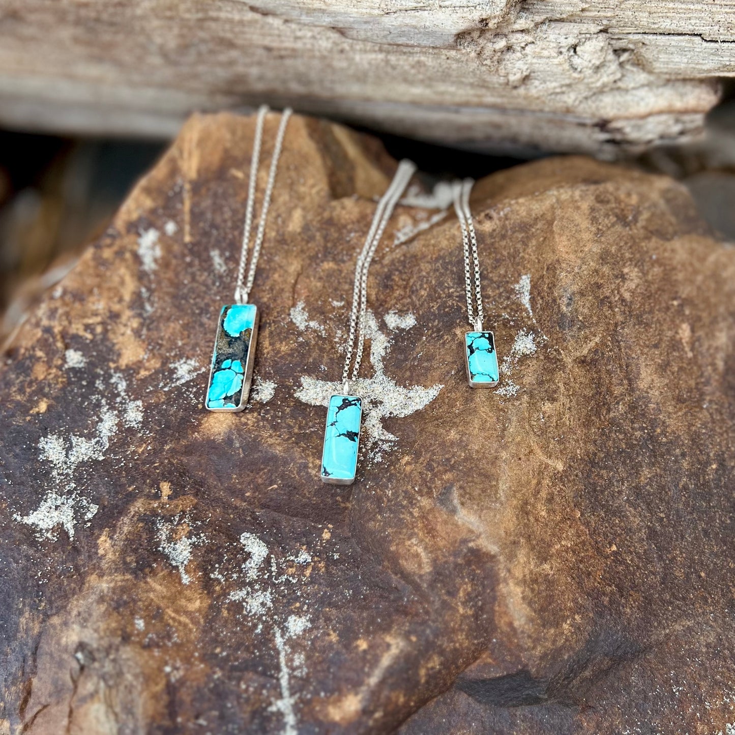 Turquoise Bar Necklaces