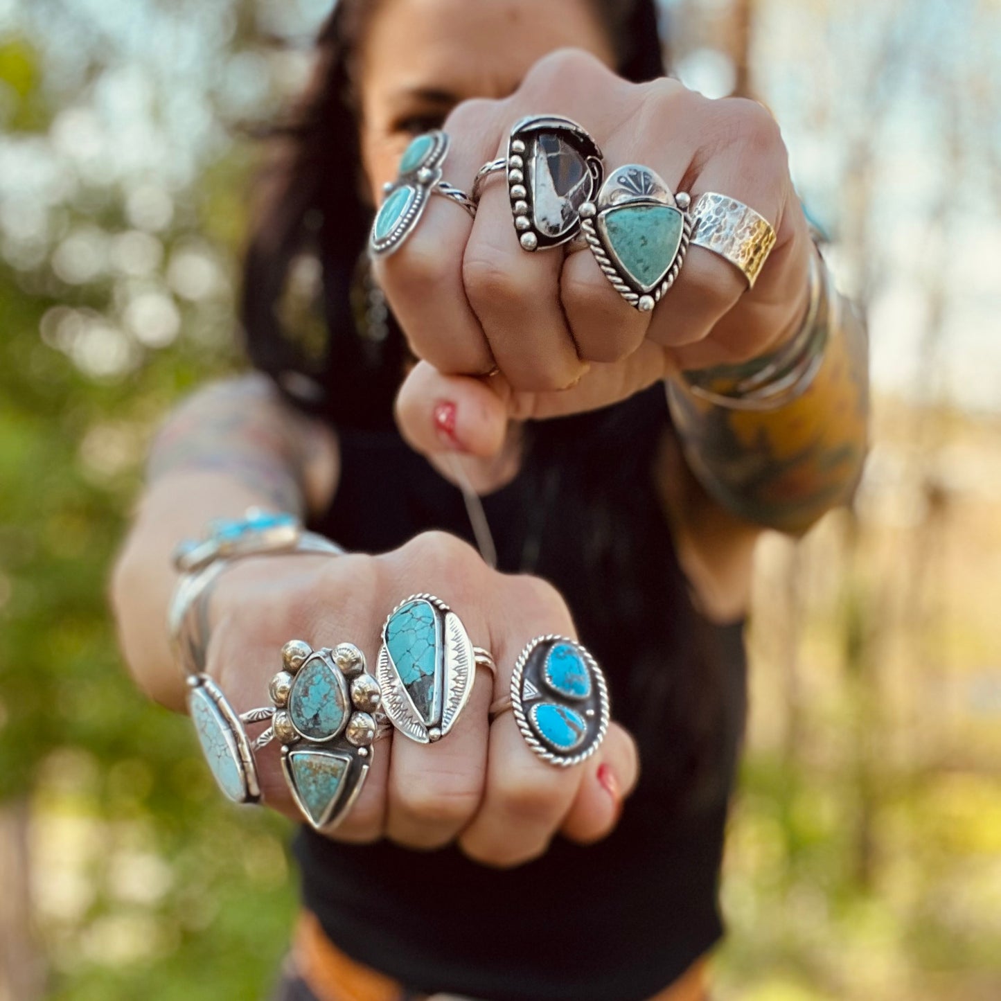 Gretchen Golden Hills Turquoise Ring