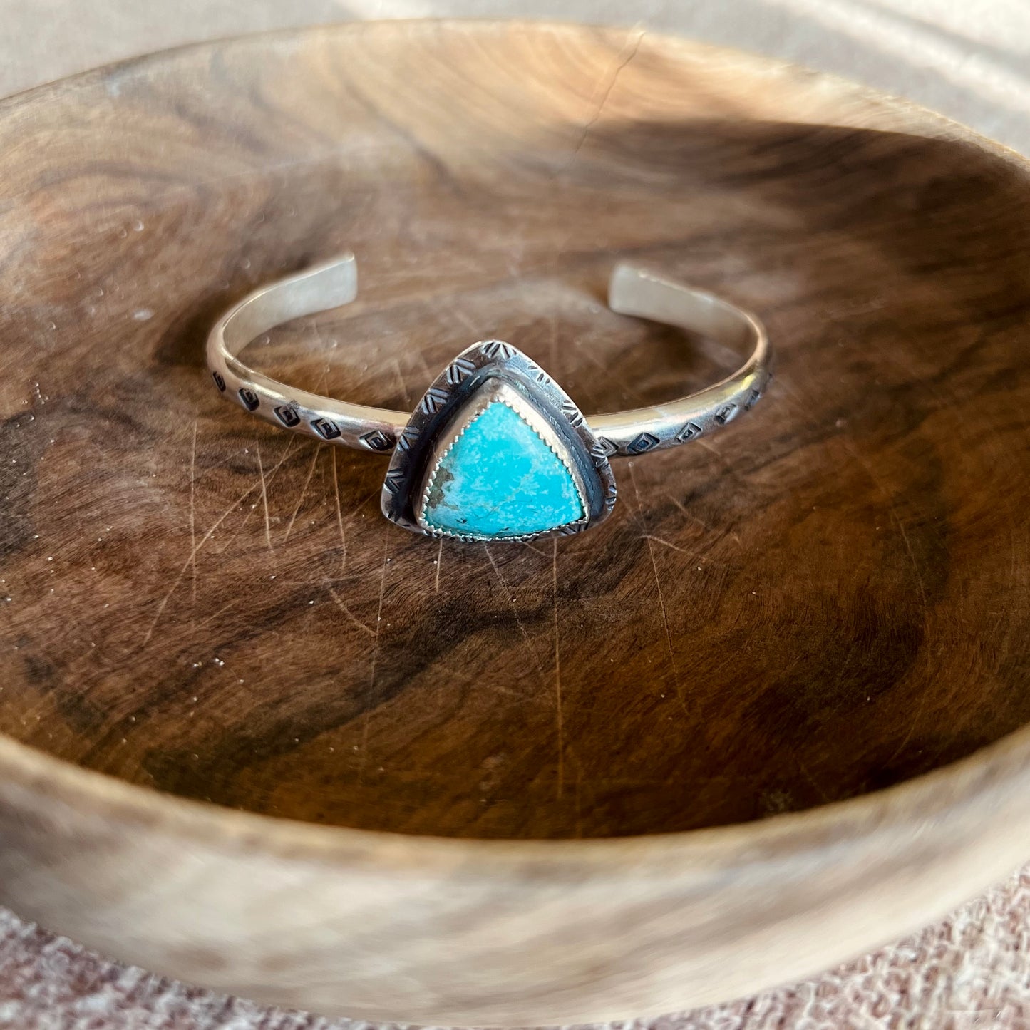 Triangle Moon Cuff Bracelet