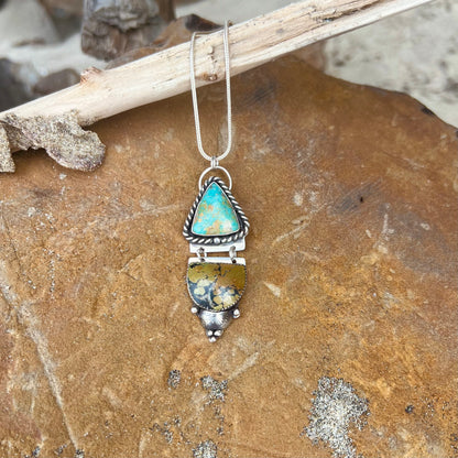 Waverly Hinged Turquoise Necklace