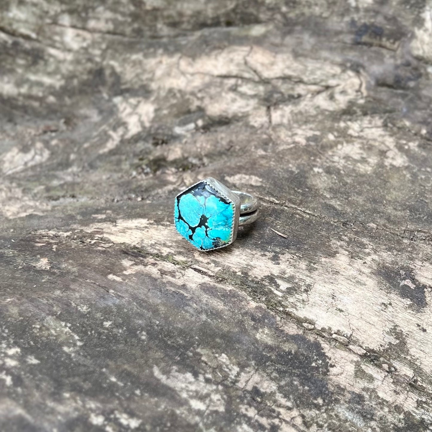 Hexagon Turquoise Ring