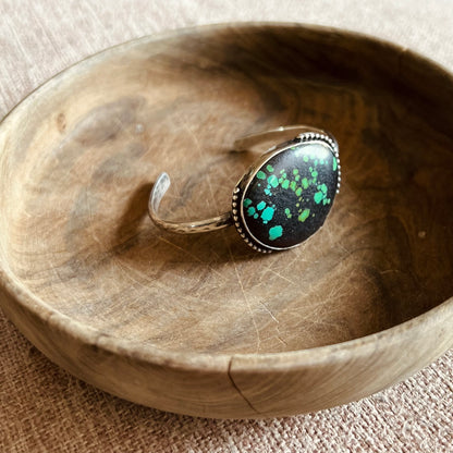 Midnight - Turquoise Cuff Bracelet