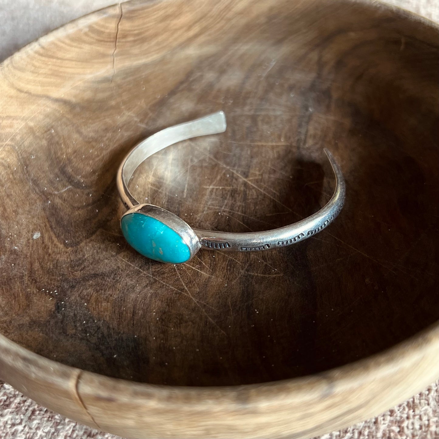 Sophie Blue Turquoise Cuff Bracelet