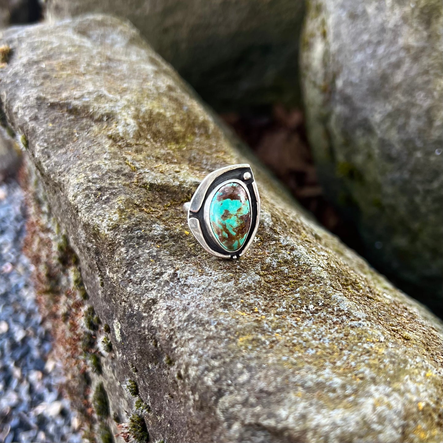 “Delta” Turquoise Ring