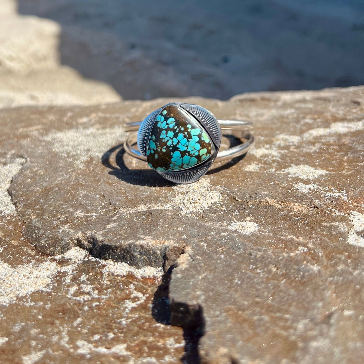 Avery Cuff - Rising Phoenix Kingman Turquoise