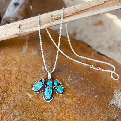 Trinity Triple Turquoise Necklace