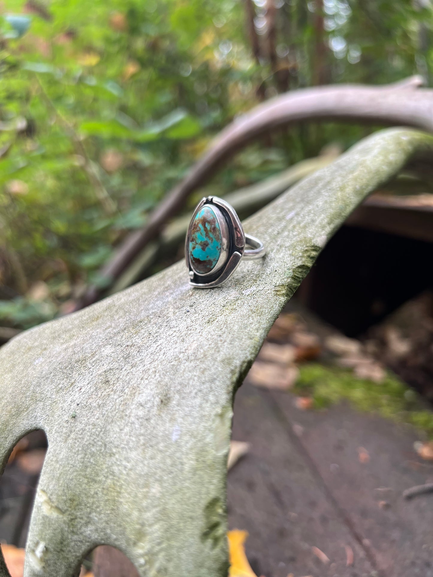 “Delta” Turquoise Ring